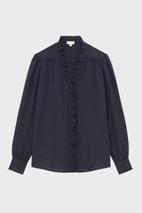 ALITA LUREX RUFFLED SHIRT