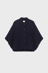 MAELINE WOOL CAPE COAT