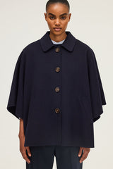 MAELINE WOOL CAPE COAT