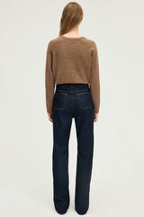 CIRA RAW FLARED JEANS
