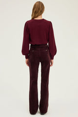 CEREN CORDUROY FLARED TROUSERS