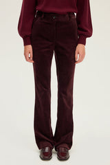 CEREN CORDUROY FLARED TROUSERS