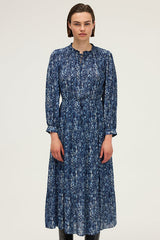 LIAN FOLIAGE PRINT MAXI DRESS