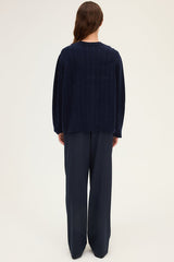 ERYNE RHINESTONES WOOL SWEATER
