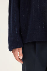 ERYNE RHINESTONES WOOL SWEATER