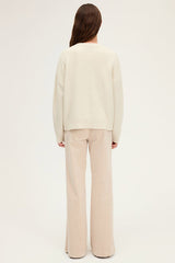 ENORE LUREX WOOL LOOSE FIT SWEATER