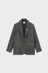 NINN HERRINGBONE LOOSE JACKET