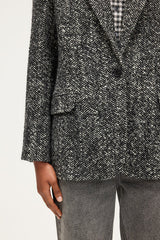 NINN HERRINGBONE LOOSE JACKET
