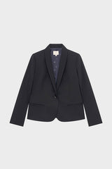 NAJIA LUREX PINSTRIPED SUIT JACKET