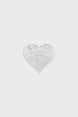 CLEA RHINESTONE HEART BROOCH