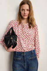 CINDRA FLOWING FLORAL SHIRT