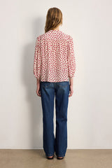 CINDRA FLOWING FLORAL SHIRT