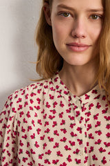 CINDRA FLOWING FLORAL SHIRT