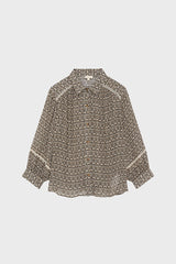 CLARINE PRINTED CHIFFON SHIRT