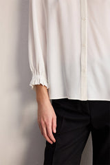 CHRISSY RUFFLES LACE FLOWING SHIRT