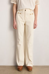 BERTIE HORSEBIT FLARED JEANS