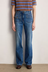BRENDA FADED FLARE JEANS