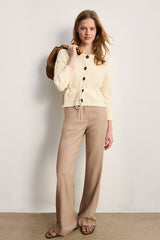 BRIANA FINE LUREX STRIPES SUIT TROUSERS