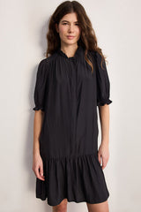 AMALIA RUFFLES SHORT STRAIGHT DRESS