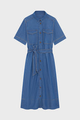 DENIM SHIRT DRESS