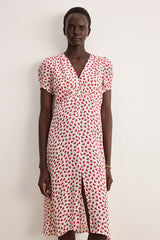 AUDREY WAISTED FLORAL MAXI DRESS