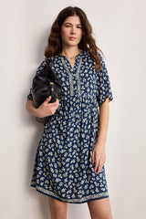 AUGUSTA STRAIGHT FLORAL MINI DRESS