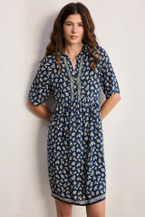 AUGUSTA STRAIGHT FLORAL MINI DRESS
