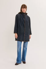 AMIE REVERSIBLE FAUX FUR PARKA