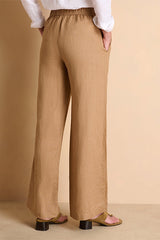 PEPPERONI BEIGE WIDE-LEG TROUSERS