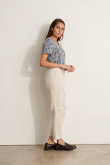 PICOLINO11 BEIGE STRAIGHT TROUSERS