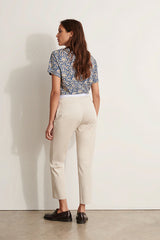 PICOLINO11 BEIGE STRAIGHT TROUSERS