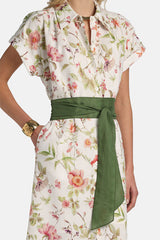 PILEA FLORAL MAXI DRESS