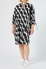 PINA PRINTED COTTON DRESS