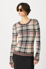 TARTAN CHECKERED PULLOVER