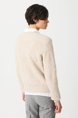 JACQUARD LUREX SWEATER.