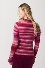 RUBI STRIPED TURTLENECK SWEATER