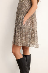 APRIL PRINT MINI DRESS