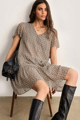 APRIL PRINT MINI DRESS
