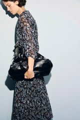 CORIE ELASTICATED FLORAL MAXI DRESS