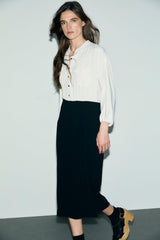 CASSY TWO-TONE FLUID DRESS