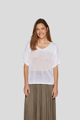 STUDDED WHITE SWEATER