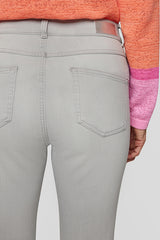 GREY USED EFFECT RHINESTONE SUNNY JEANS