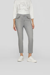 LIGHT GREY STITCHED SUNNY JEANS
