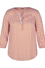 ABSTRACT PRINT BLOUSE