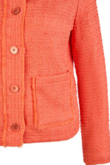 MANDARINE BUTTONNED JACKET