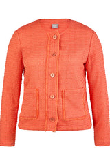 MANDARINE BUTTONNED JACKET