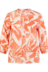 ABSTRACT PATTERN AIRY BLOUSE