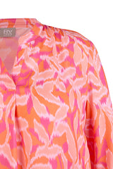 COLORFUL PRINT BLOUSE