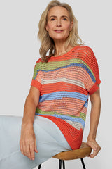 STRIPED SUMMER SWEATER