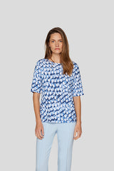 BLUE DOT DESIGN T-SHIRT